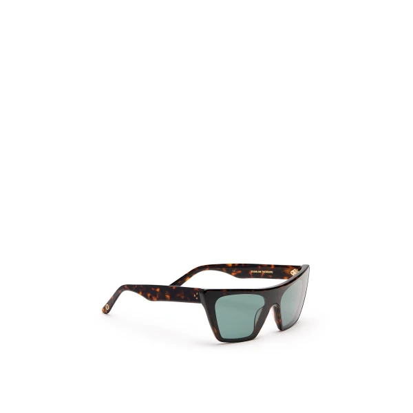 Scanlan Theodore Kat Sunglasses in Tortoise Green | Sunglasses | Coveti