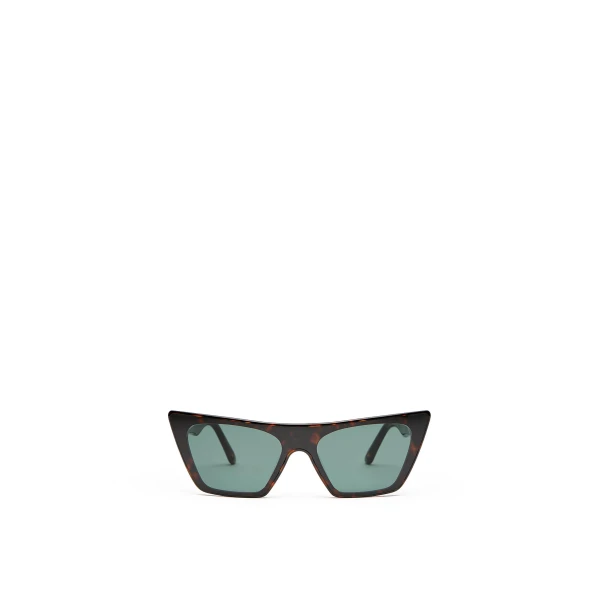 Scanlan Theodore Kat Sunglasses in Tortoise Green | Sunglasses | Coveti