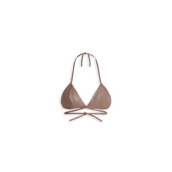 Scanlan Theodore Leather Bra in Camel