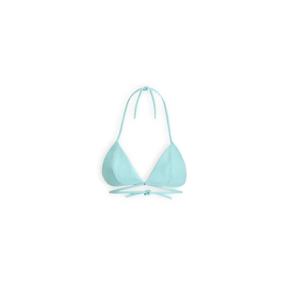 Leather Bra in Opal
