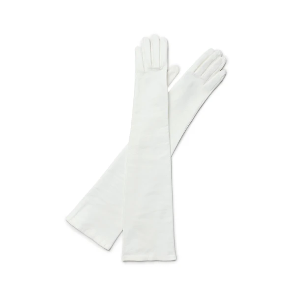Scanlan Theodore Leather Opera Gloves in Camelia | Gloves | Coveti