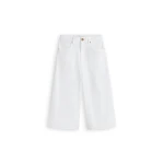 Scanlan Theodore Linen Cotton Drape Leg Short in White | Shorts | Coveti