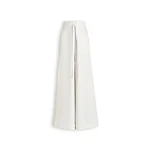 Scanlan Theodore Linen Pleat Tie Trouser in Off White Scanlan Theodore Linen Pleat Tie Trouser in Off White | Pants | Coveti