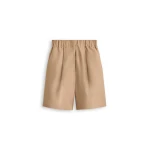 Scanlan Theodore Linen Textured Soft Short in Camel