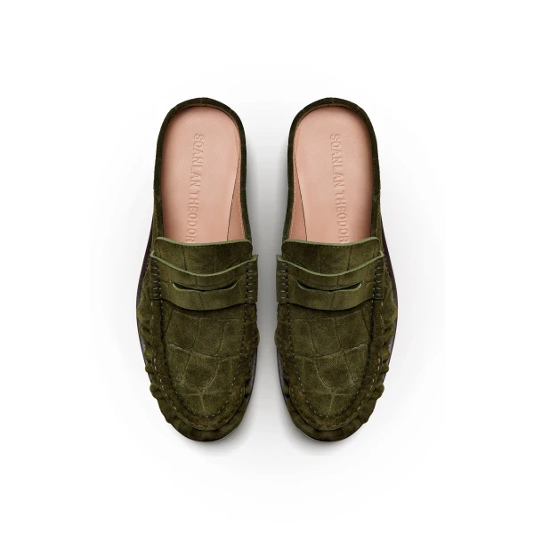 Scanlan Theodore Loafer Mule 3 in Jungle | Mules | Coveti