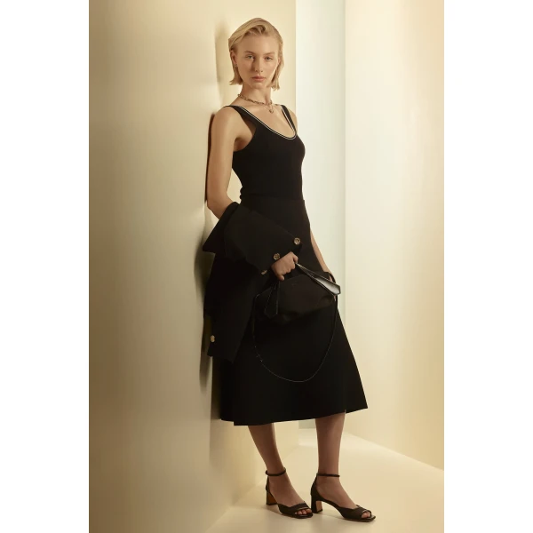 Scanlan Theodore Mesh Sandal 6 in Black | Sandals | Coveti