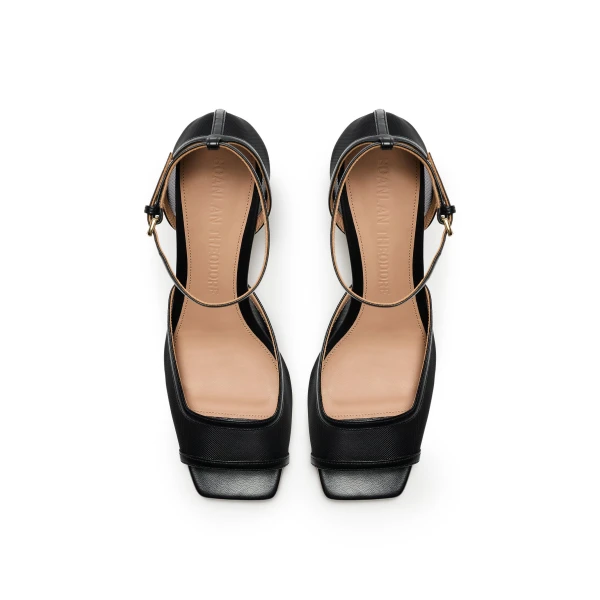 Scanlan Theodore Mesh Sandal 6 in Black | Sandals | Coveti