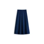 Scanlan Theodore Metallic Knit Skirt in Marine