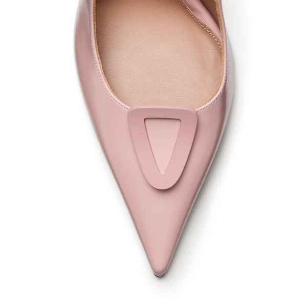 Scanlan Theodore Mini Triangle Slingback 9.5 in Rosa | Heels | Coveti