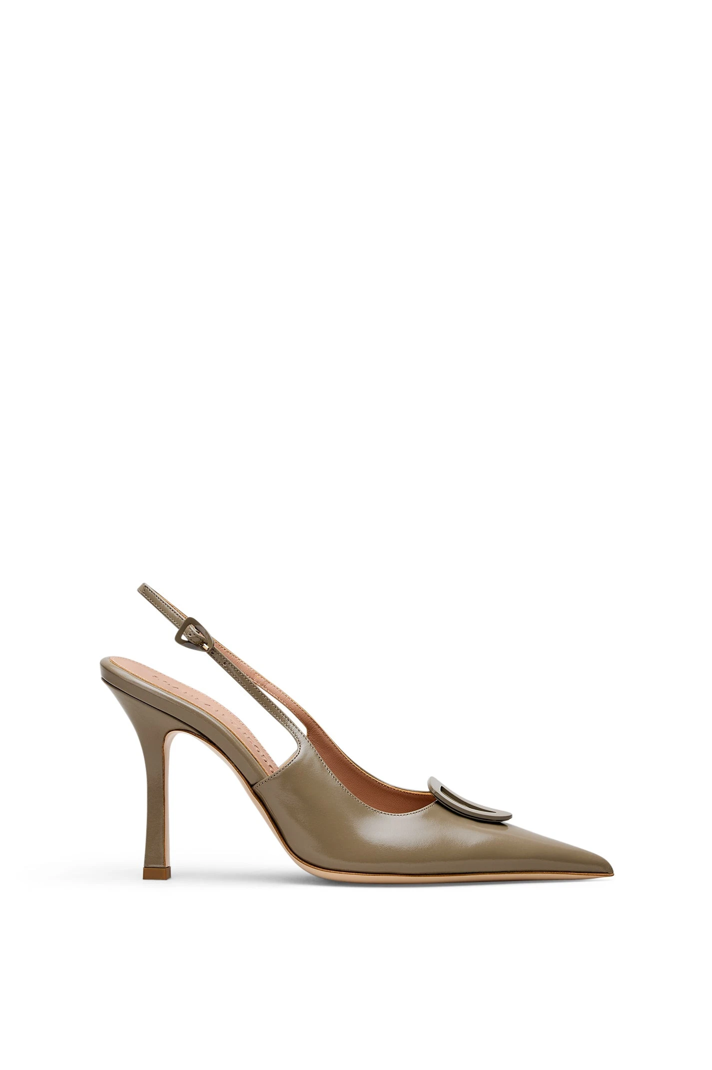 Scanlan Theodore Mini Triangle Slingback 9.5 in Taupe Scanlan Theodore Mini Triangle Slingback 9.5 in Taupe | Heels | Coveti