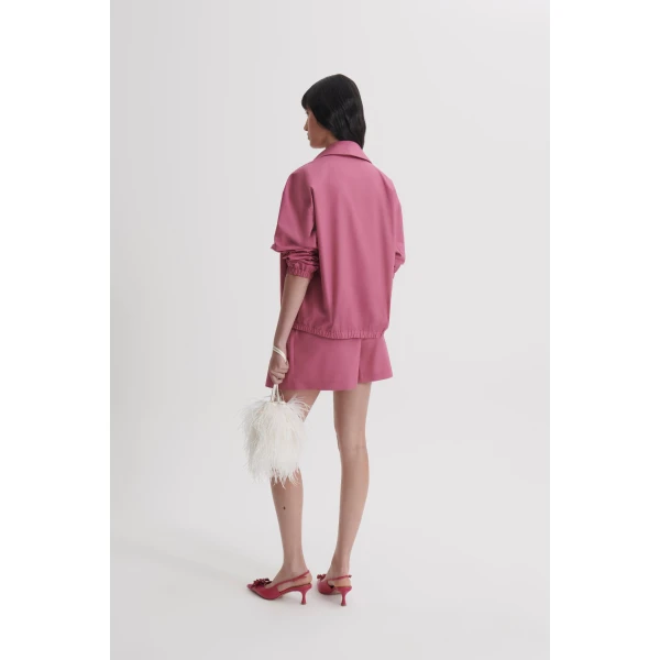 Scanlan Theodore Parachute Cotton Bomber in Crimson