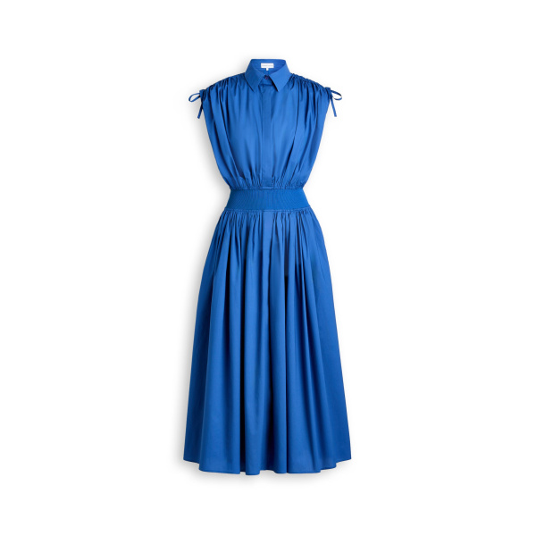 Scanlan Theodore Parachute Shirt Dress in Blue | Maxi Dresses | Coveti