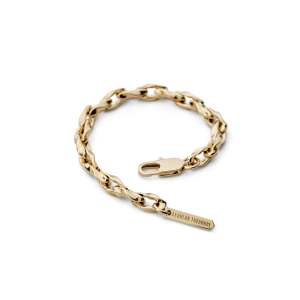 Scanlan Theodore Petra Chain Bracelet in Light Gold | Bracelets | Coveti