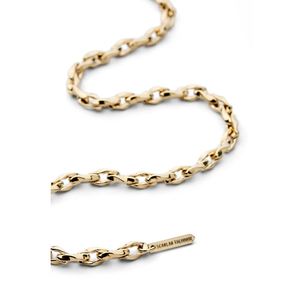 Scanlan Theodore Petra Chain Choker in Light Gold | Necklace | Coveti