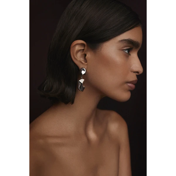 Scanlan Theodore Petra Drop Earrings in Silver | Earrings | Coveti