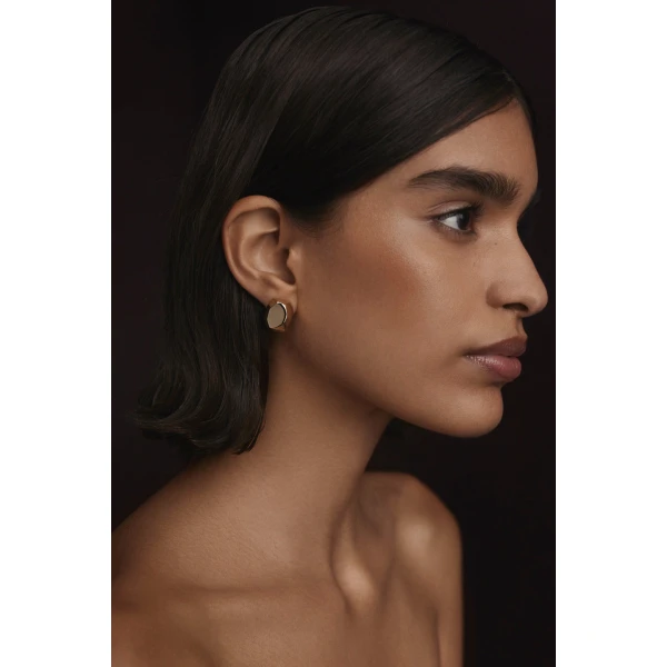 Scanlan Theodore Petra Studs in Light Gold | Earrings | Coveti
