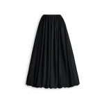 Scanlan Theodore Polished Voile Bubble Skirt in Black | Skirts | Coveti