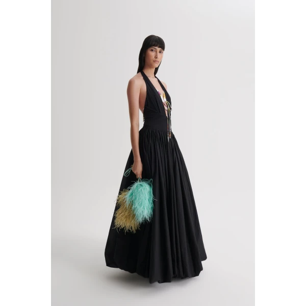 Scanlan Theodore Polished Voile Bubble Skirt in Black | Skirts | Coveti