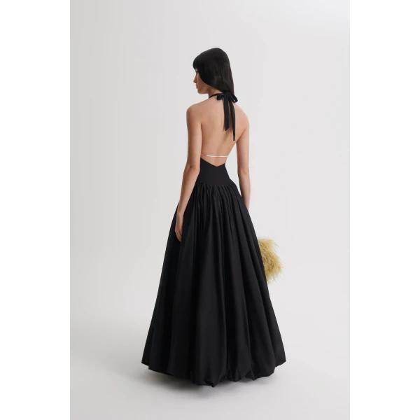 Scanlan Theodore Polished Voile Bubble Skirt in Black | Skirts | Coveti