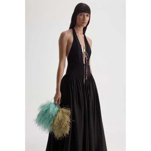 Scanlan Theodore Polished Voile Bubble Skirt in Black | Skirts | Coveti