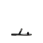 Scanlan Theodore Poppy Flat Sandal in Black | Sandals | Coveti