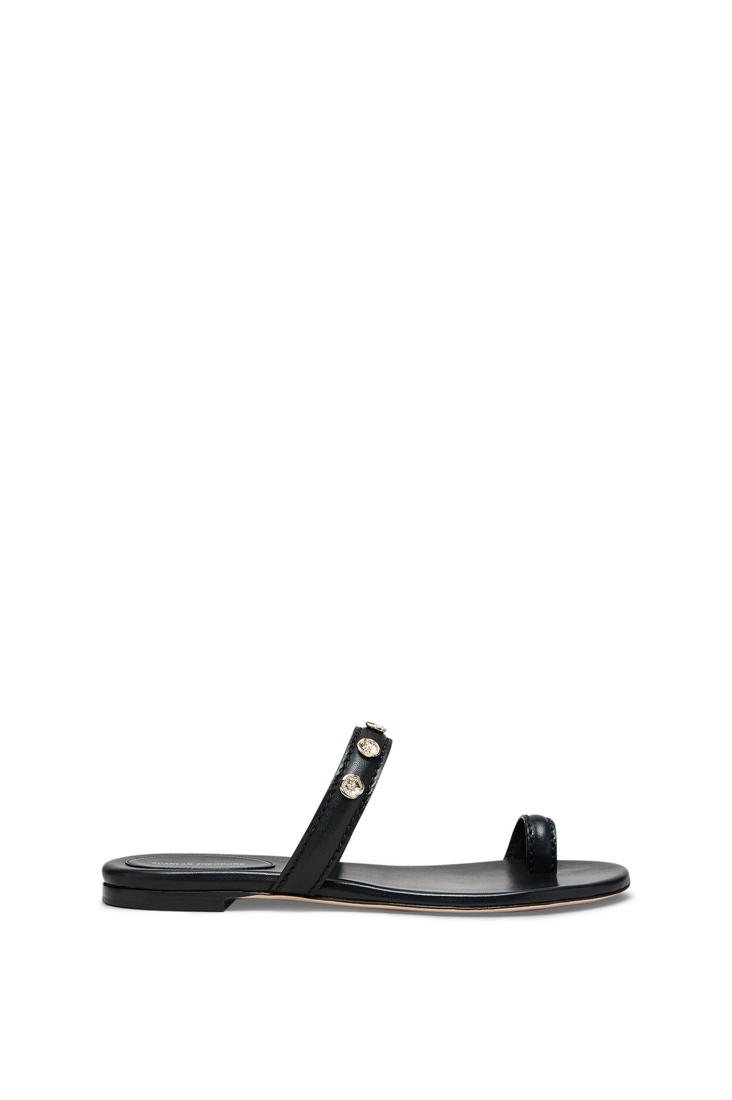 Scanlan Theodore Poppy Flat Sandal in Black Scanlan Theodore Poppy Flat Sandal in Black | Sandals | Coveti