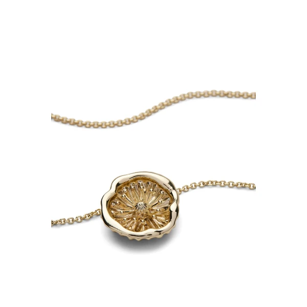 Scanlan Theodore Poppy Pendant Necklace in Light Gold | Necklace | Coveti