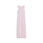 Scanlan Theodore Rib Crew Neck Dress in Soft Pink | Maxi Dresses | Coveti