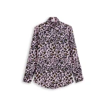 Scanlan Theodore Silk Animal Print Shirt in Pink | Tops | Coveti