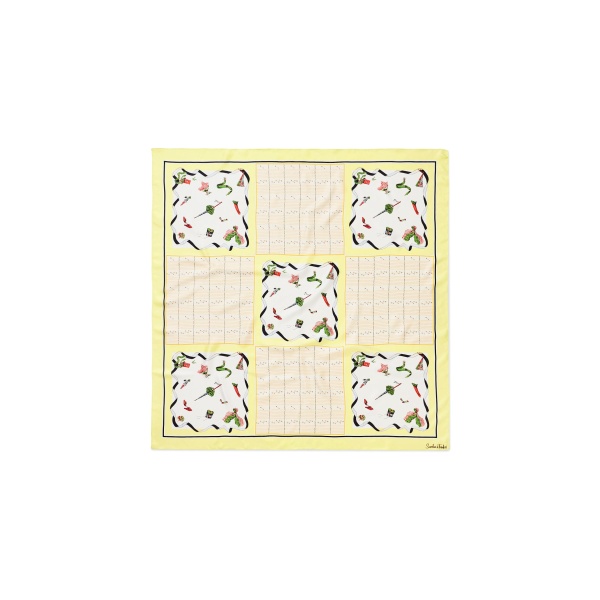 Scanlan Theodore Silk Twill Scarf in Limoncello