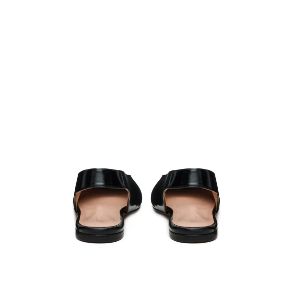 Scanlan Theodore Slingback Ballet Flat in Black | Flats | Coveti