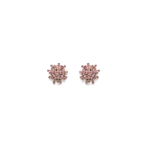 Scanlan Theodore Small Cascade Studs in Light Rose | Earrings | Coveti