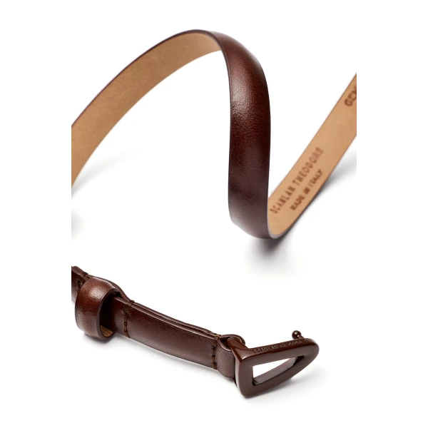 Scanlan Theodore Small Soft Triangle Belt 1.2 in Almond | Belts | Coveti