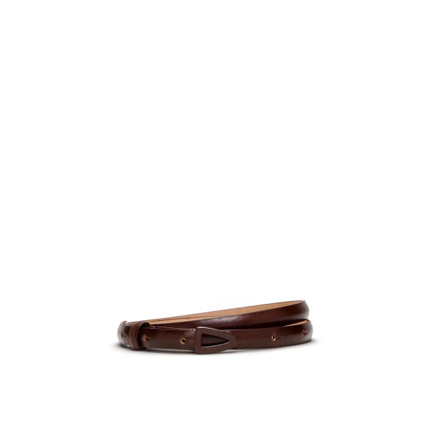 Scanlan Theodore Small Soft Triangle Belt 1.2 in Almond | Belts | Coveti