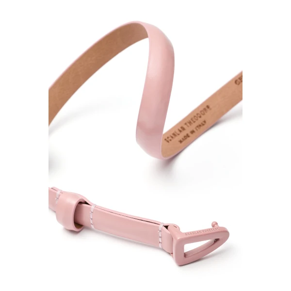 Scanlan Theodore Small Soft Triangle Belt 1.2 in Rosa | Belts | Coveti