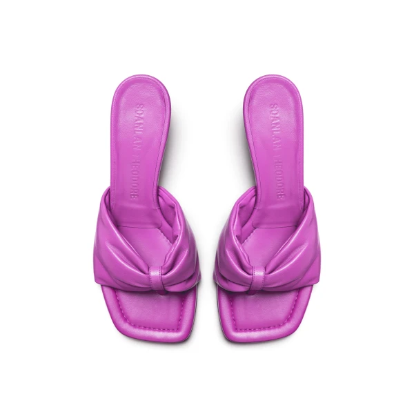 Scanlan Theodore Soft Sandal 4.5 in Fuschia | Sandals | Coveti
