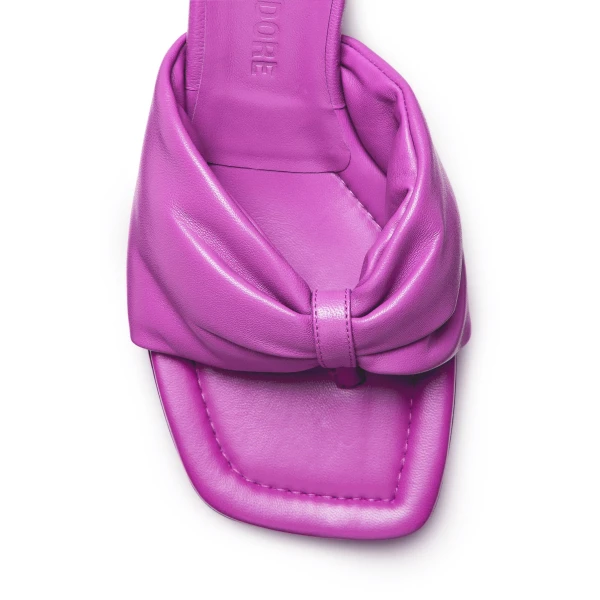 Scanlan Theodore Soft Sandal 4.5 in Fuschia | Sandals | Coveti
