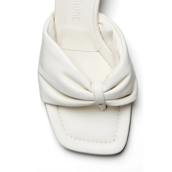 Scanlan Theodore Soft Sandal 4.5 in Parchment | Sandals | Coveti
