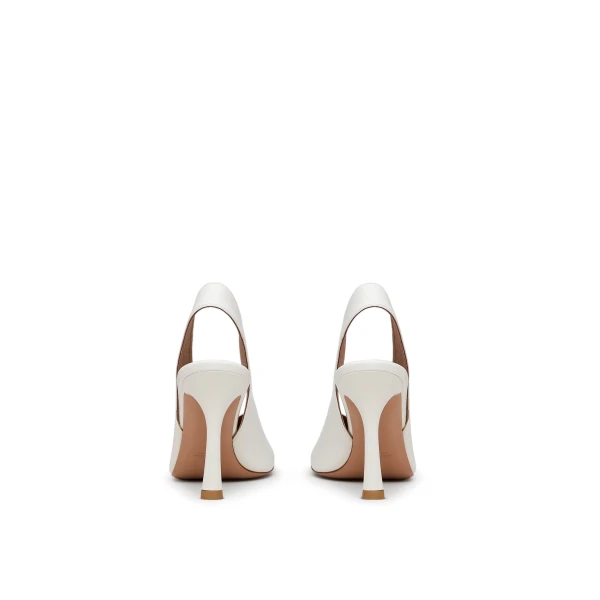 Scanlan Theodore Square Toe Slingback 9.5 in Cloud | Heels | Coveti