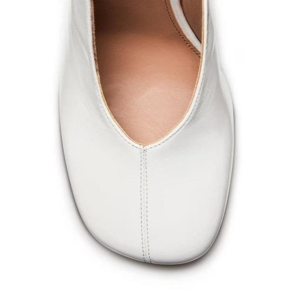 Scanlan Theodore Square Toe Slingback 9.5 in Cloud | Heels | Coveti
