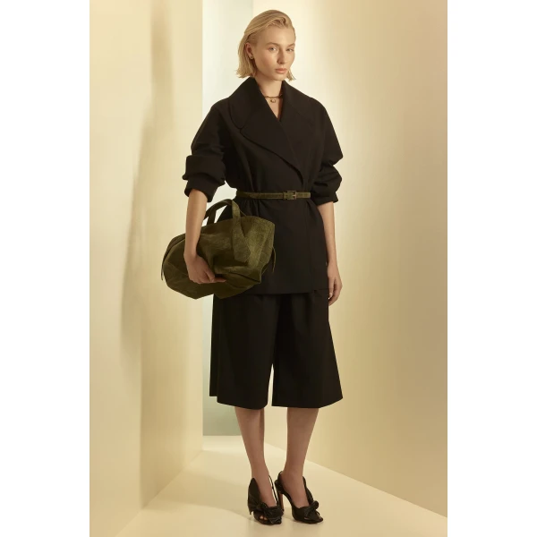 Scanlan Theodore Squared Buckle Belt 2 cm in Jungle | Belts | Coveti