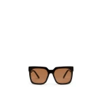 Scanlan Theodore Squared Sunglasses in Black Brown | Sunglasses | Coveti