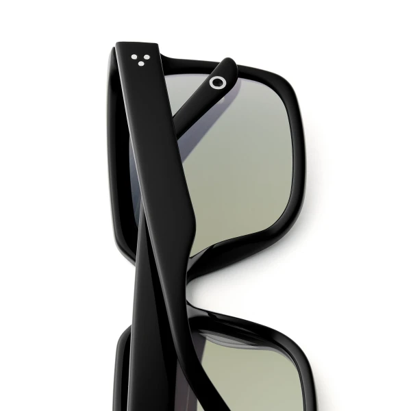 Scanlan Theodore Squared Sunglasses in Black Gold | Sunglasses | Coveti
