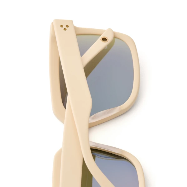 Scanlan Theodore Squared Sunglasses in Cream Purple | Sunglasses | Coveti