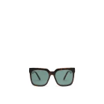 Scanlan Theodore Squared Sunglasses in Tortoise Green | Sunglasses | Coveti