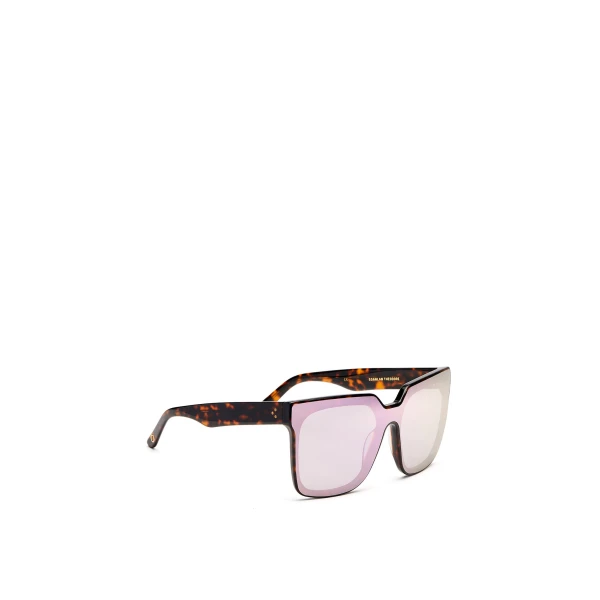 Scanlan Theodore Squared Sunglasses in Tortoise Pink | Sunglasses | Coveti