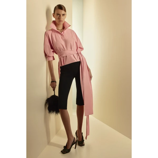 Scanlan Theodore Taffeta Sportif Tie in Sugar | Scarves | Coveti