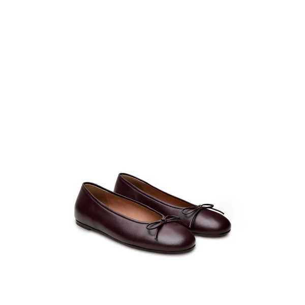 Scanlan Theodore Tailored Ballet Flat in Mogano | Flats | Coveti