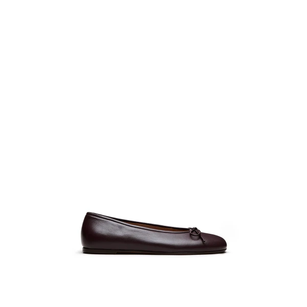 Scanlan Theodore Tailored Ballet Flat in Mogano | Flats | Coveti