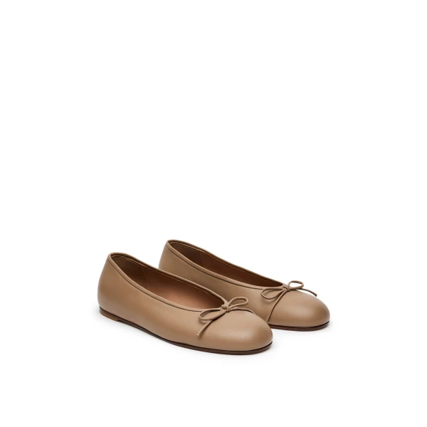 Scanlan Theodore Tailored Ballet Flat in Sable | Flats | Coveti